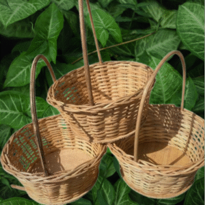 ACF Handle Bamboo Basket Set