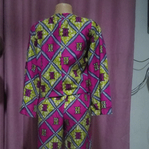 African Palazzo And Petite Coat