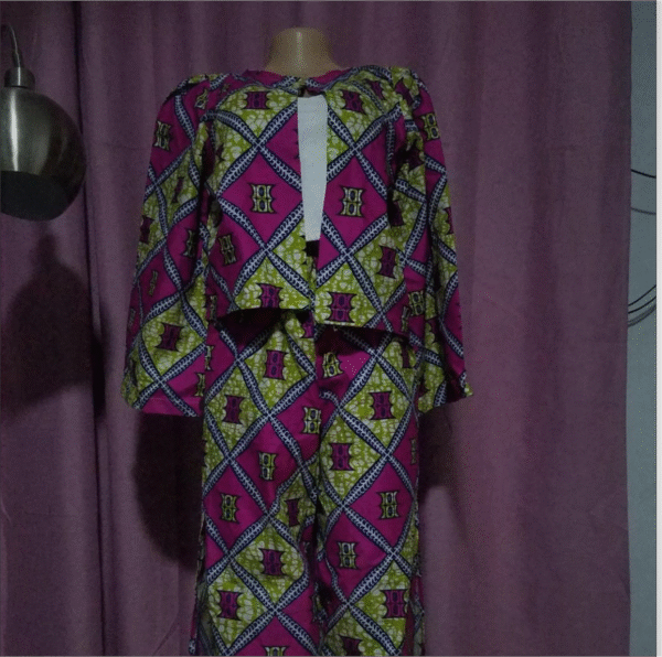 African Palazzo And Petite Coat