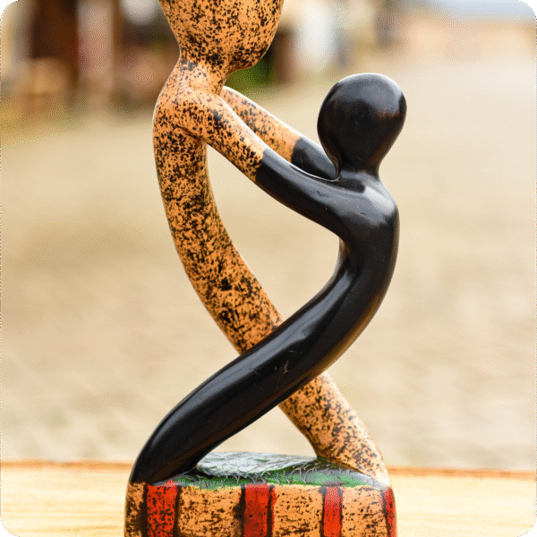 A Carved Sculpture Representing Lovers - Image 2