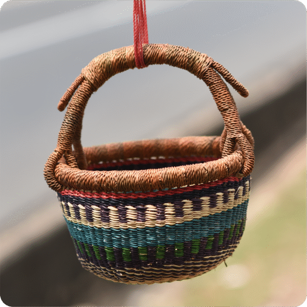 Bolga Basket With Hand - Image 2