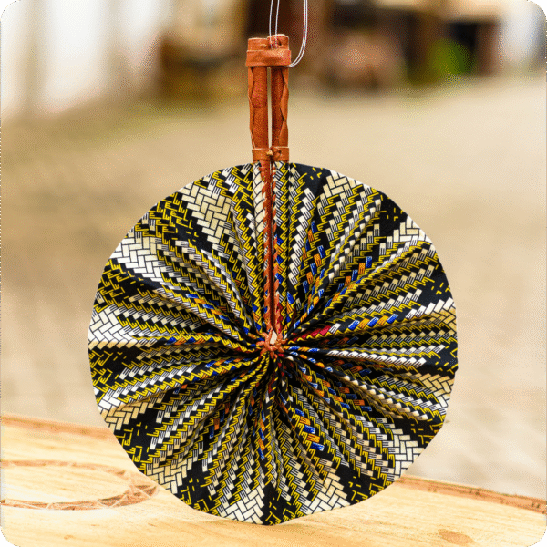 African Printed Fans - Image 2