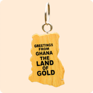 Dwakrom Ghana Map Keyholder