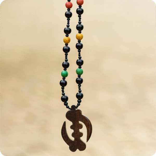 Gye Nyame Beaded Necklace - Image 2