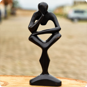 Premium  Thinking Man Carved Sculpture