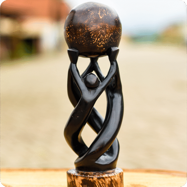 Premium Unity And Peace Carved Scuplture - Image 2