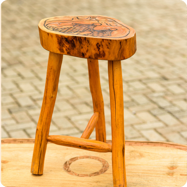 Strong Long Wooden Stool - Image 2