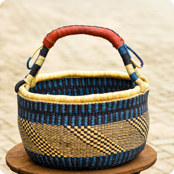 Weaved Basket With Hand - Image 2