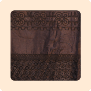 Black Design Batik Fabric Half Piece Main