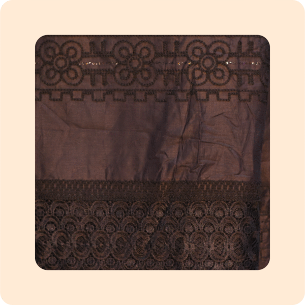 Black Design Batik Fabric Half Piece Main