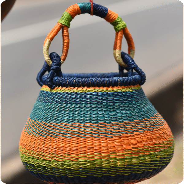 Bolga Multipurpose Pot Basket small
