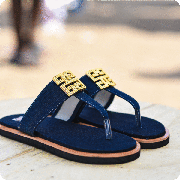 Dwakrom Blue Jeans Nose Slippers - Image 2