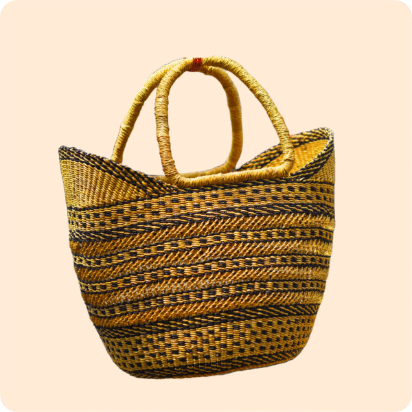 Dwakrom Bolga V-Shape Basket - Image 3