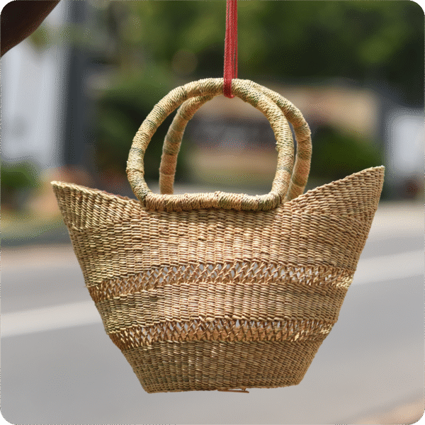Dwakrom Bolga V-Shape Net Basket Solid Main