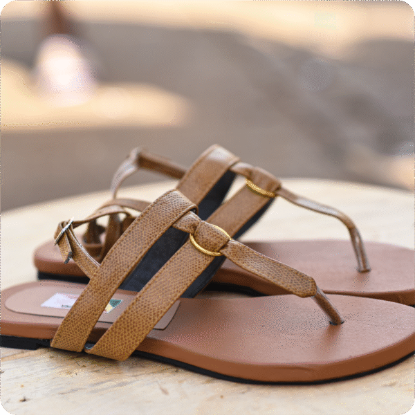 Dwakrom Coffee Brown Sandals - Image 2