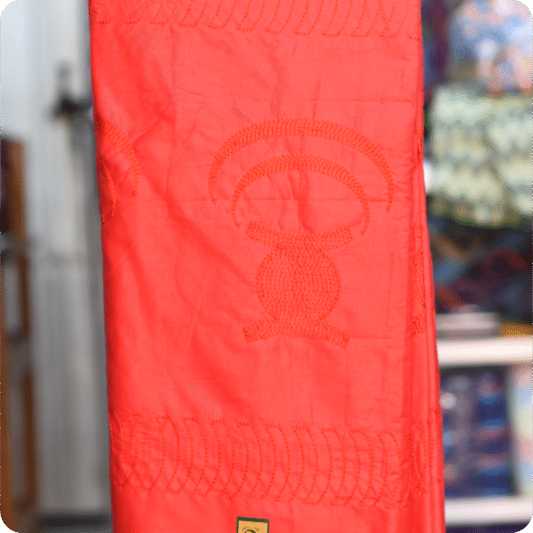Dwakrom Premium Red Half Piece Cloth - Image 2