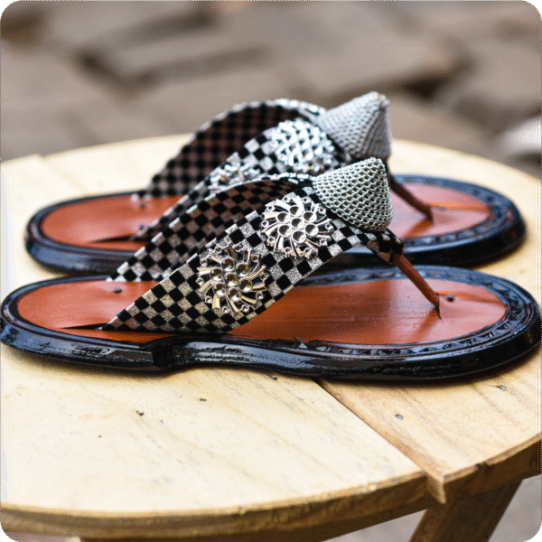 Men Ahenema Slippers with Ash Colour - Image 2