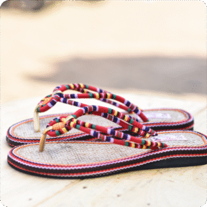 Multi Coloured Ladies Slippers  Design